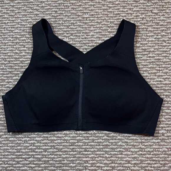 #168 Women's lululemon Energy Zip-Front Bra High Support, 38D - Picture 2 of 4